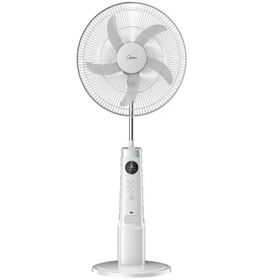 Midea Re-Chargeable Fan/18 Inch/9 Speed - White